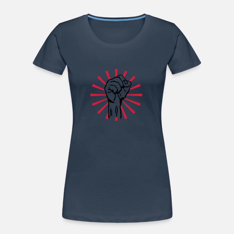 fist 2c rays T-shirt bio Premium Femme