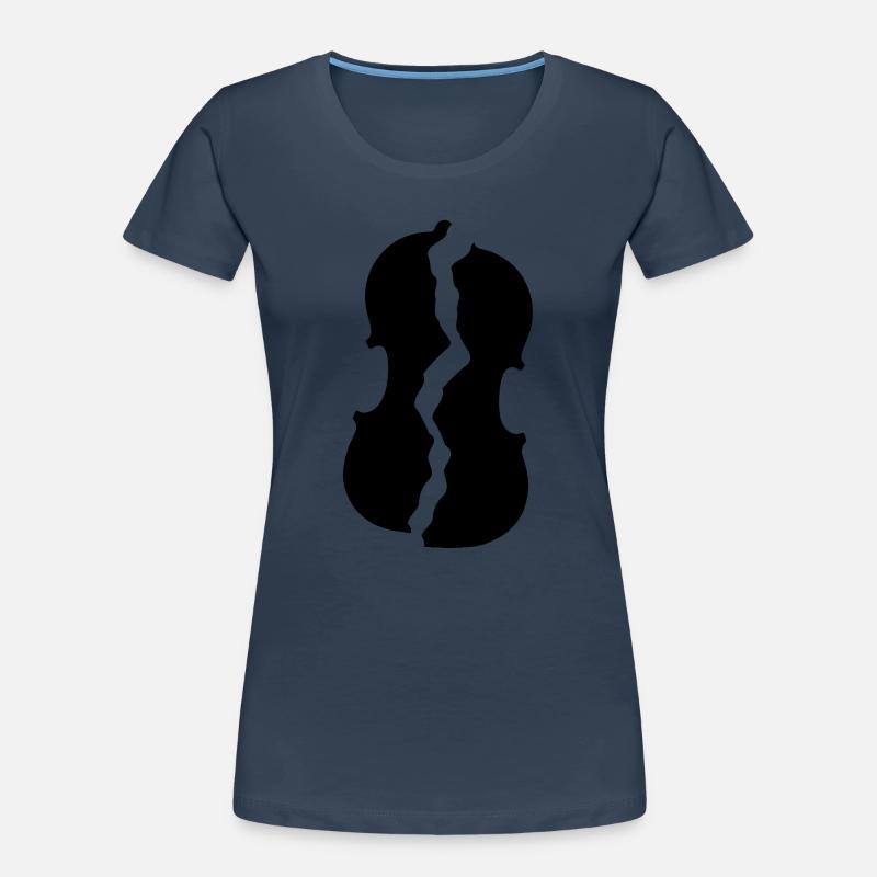 Broken violin Women's Premium Organic T-Shirt