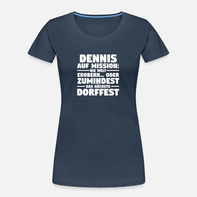 First name Dennis Women's Premium Organic T-Shirt