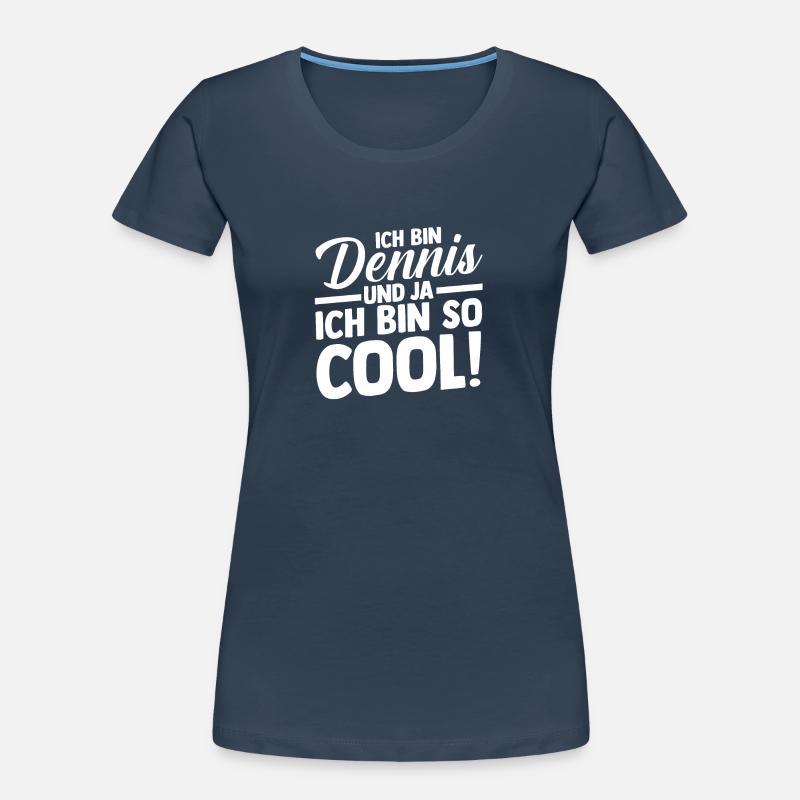 First name Dennis Women's Premium Organic T-Shirt