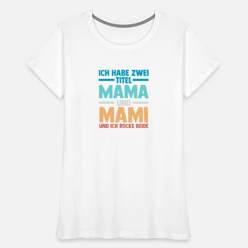 Mutter Stiefmutter Muttertag Mama Frauen Premium Bio T-Shirt
