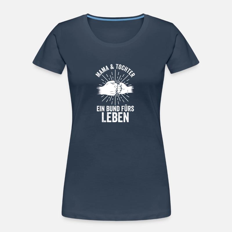 Mutter Mama Und Tochter Frauen Premium Bio T-Shirt