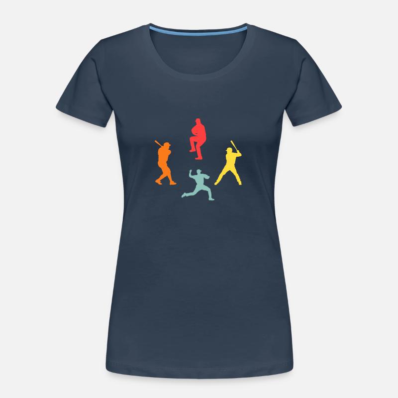 Baseballspieler Evolution Baseball Frauen Premium Bio T-Shirt