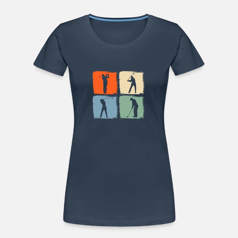 Golf des golfeurs T-shirt bio Premium Femme