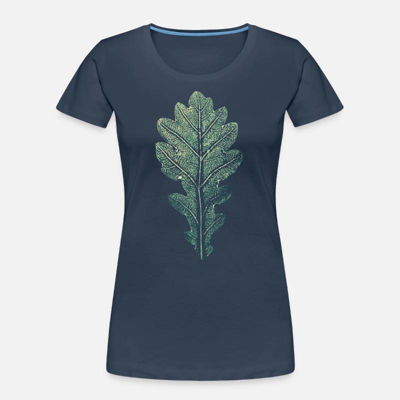 BLATT Eiche / Kunstdruck WALD & Förster Design Frauen Premium Bio T-Shirt