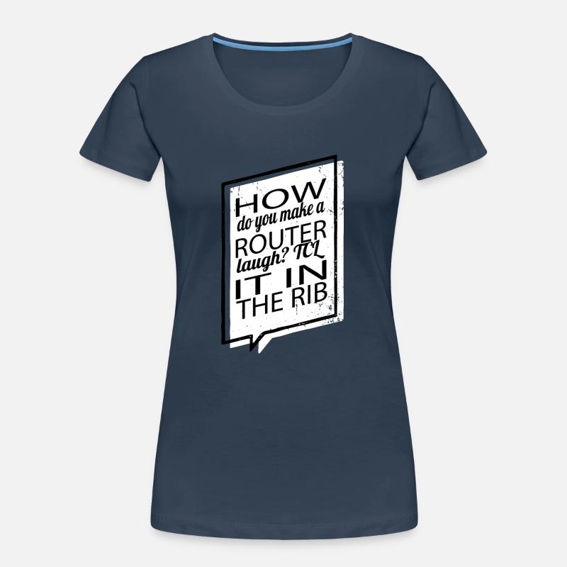 quote fun computer humour fullstack developer Frauen Premium Bio T-Shirt