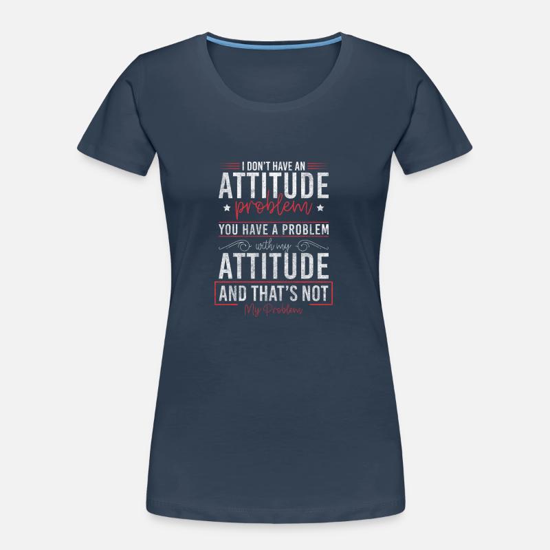 Problem? Schwarzer Humor Sarkasmus Frauen Premium Bio T-Shirt