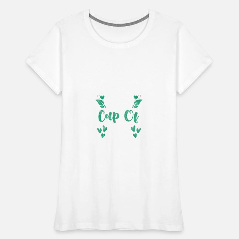 Tea drinker chamomile Women's Premium Organic T-Shirt