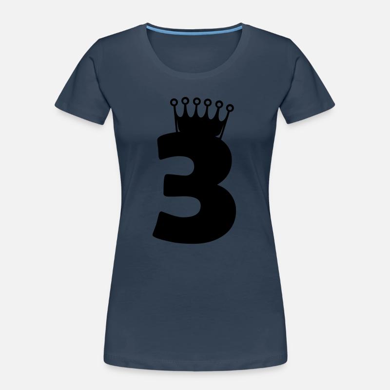 3_krone Frauen Premium Bio T-Shirt