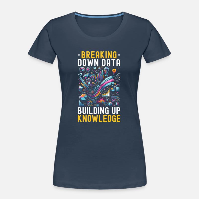 Data Science Datenanalyse Machine Learning Daten Frauen Premium Bio T-Shirt