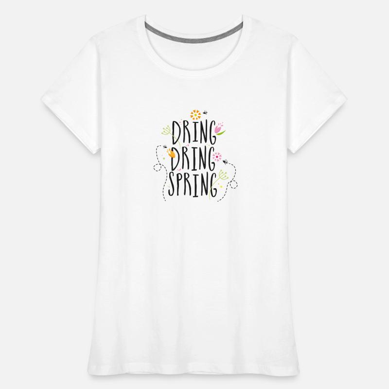 Dring-Dring-Frühling! Frauen Premium Bio T-Shirt