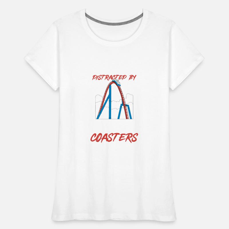 Roller Coaster Parc d’attractions Roller Coaster T-shirt bio Premium Femme