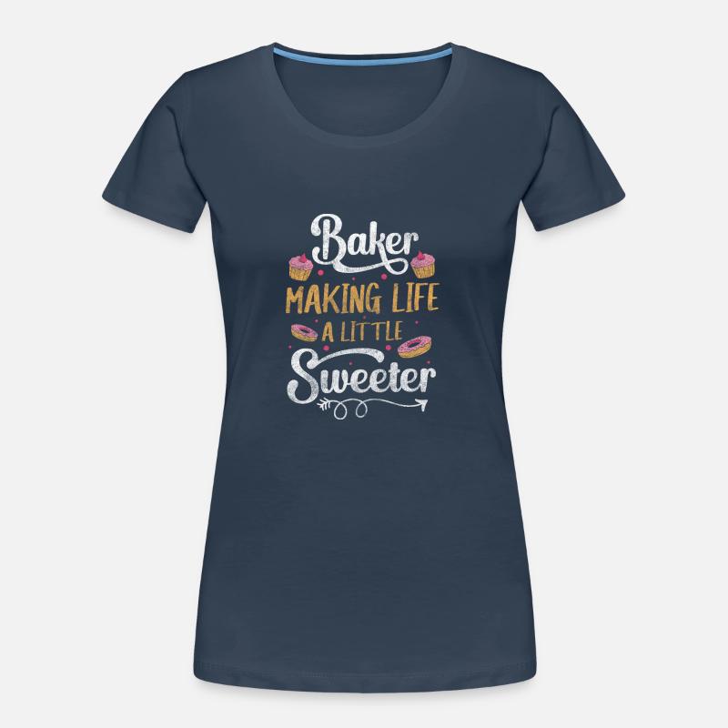 Bäcker Konditor Cupcake Frauen Premium Bio T-Shirt