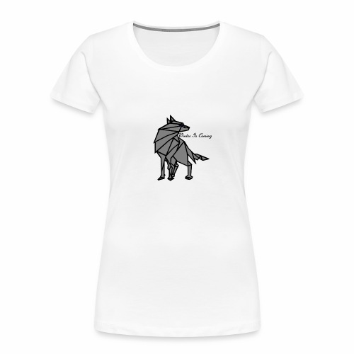 loup l'hiver vient - T-shirt bio Premium Femme