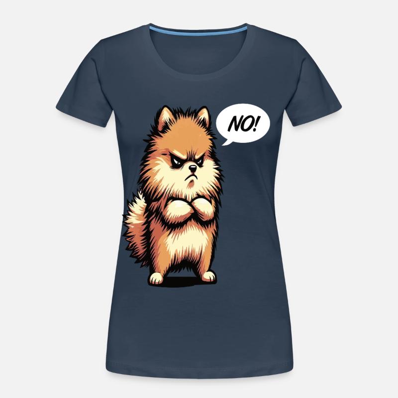 No Pomeranian Dwarf Spitz Dwarf Spitz Holder Spitz Women's Premium Organic T-Shirt