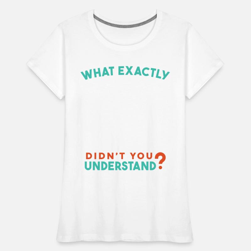 Physics Math Formula Joke Women's Premium Organic T-Shirt