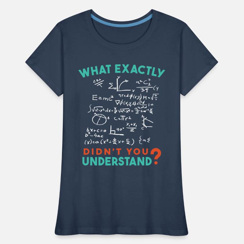 Physics Math Formula Joke Women's Premium Organic T-Shirt
