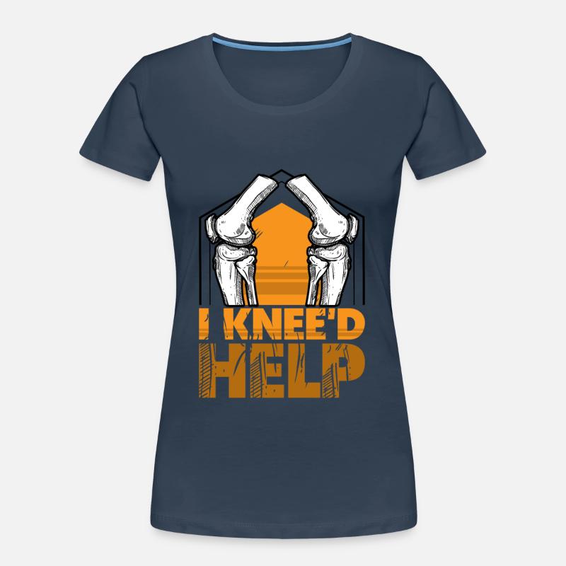 I Knee'd help Frauen Premium Bio T-Shirt
