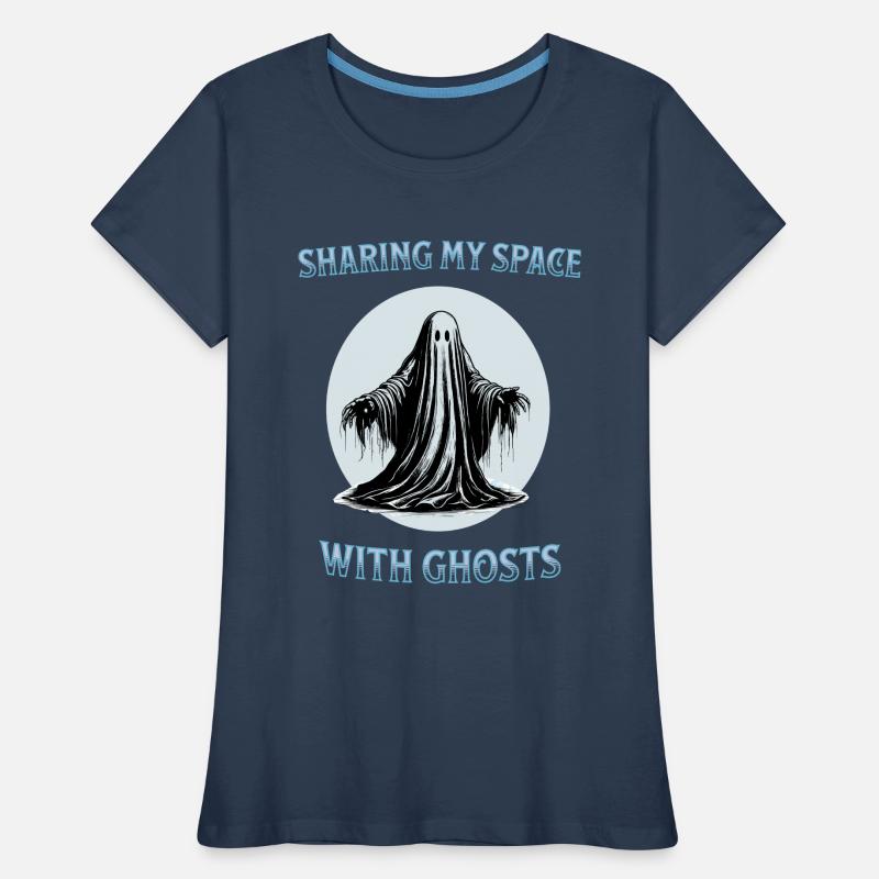 Sharing my space with ghosts Women's Premium Organic T-Shirt