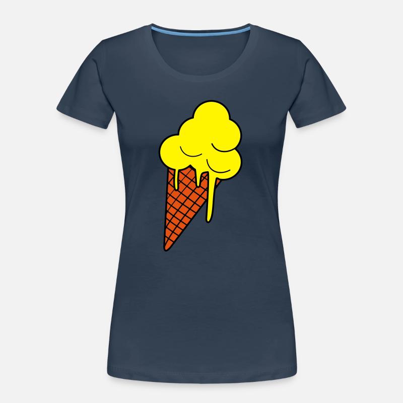 Schmelzendes Eis  Pop Art Frauen Premium Bio T-Shirt