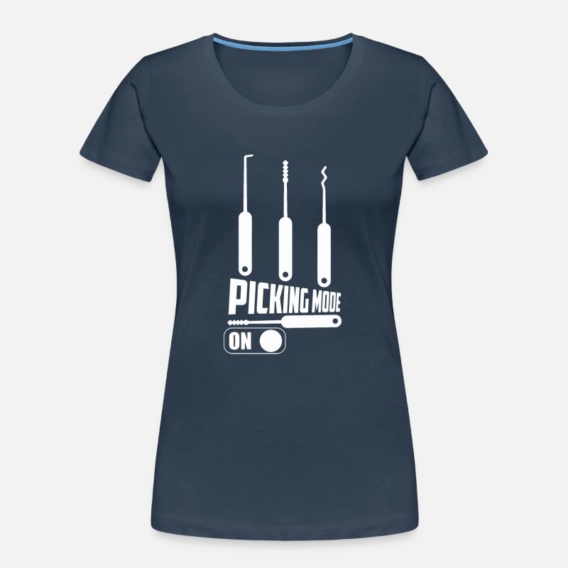 Picking Mode On Lockpicker Locksmith Frauen Premium Bio T-Shirt