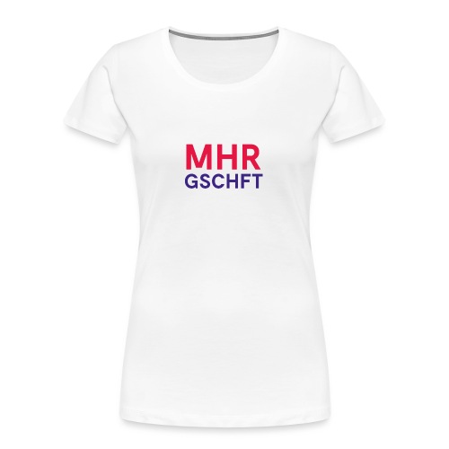 MHR GSCHFT (rot/blau) - Frauen Premium Bio T-Shirt