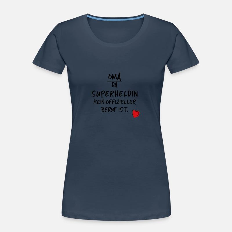 Oma Geschenk Liebe Großmutter Mutter Großeltern Frauen Premium Bio T-Shirt