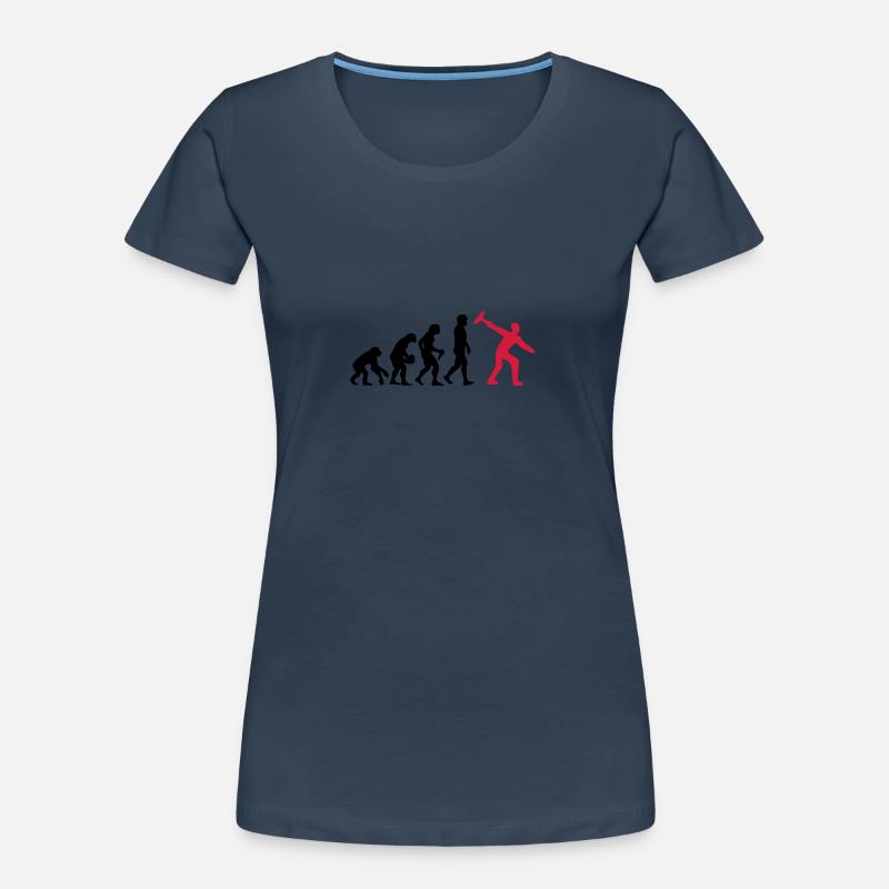 Curling Evolution Women's Premium Organic T-Shirt