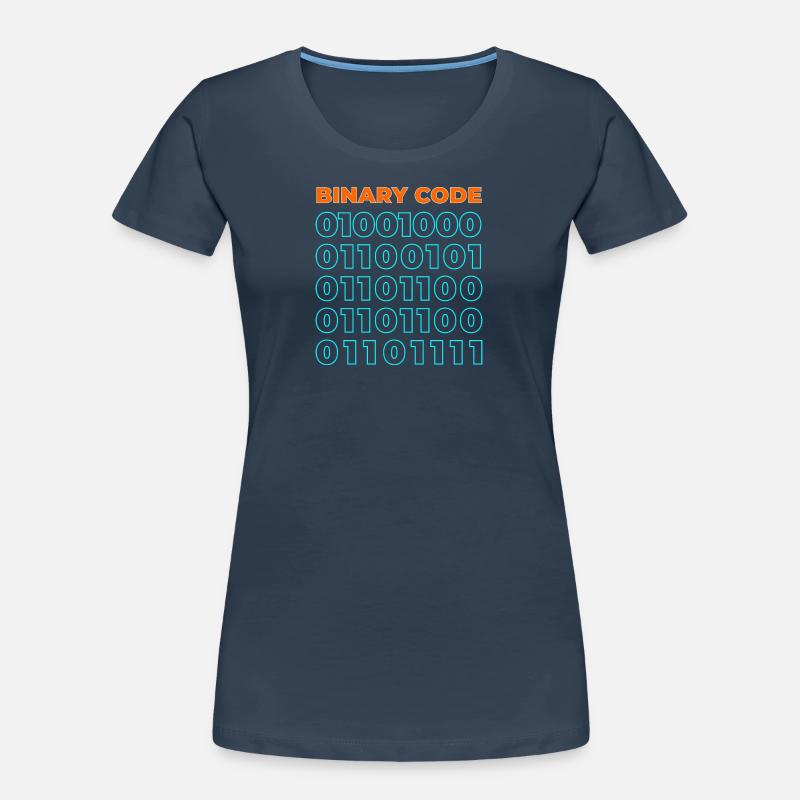 Binary code Women's Premium Organic T-Shirt