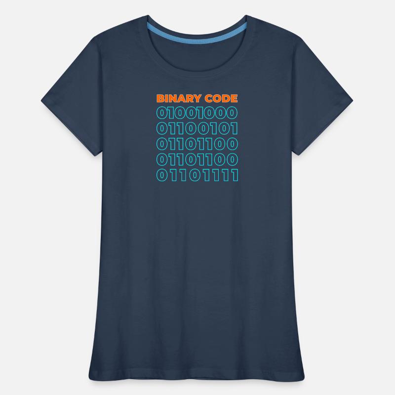 Binary code Women's Premium Organic T-Shirt
