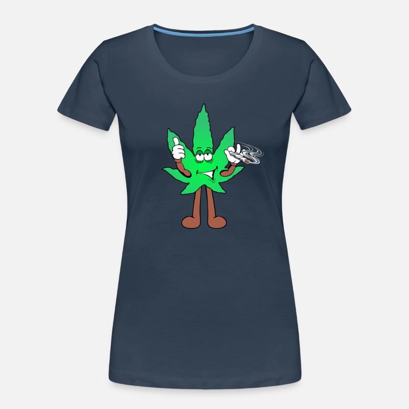 Der Bloom - Weed Cannabis Stoned Hanf Marihuana Frauen Premium Bio T-Shirt