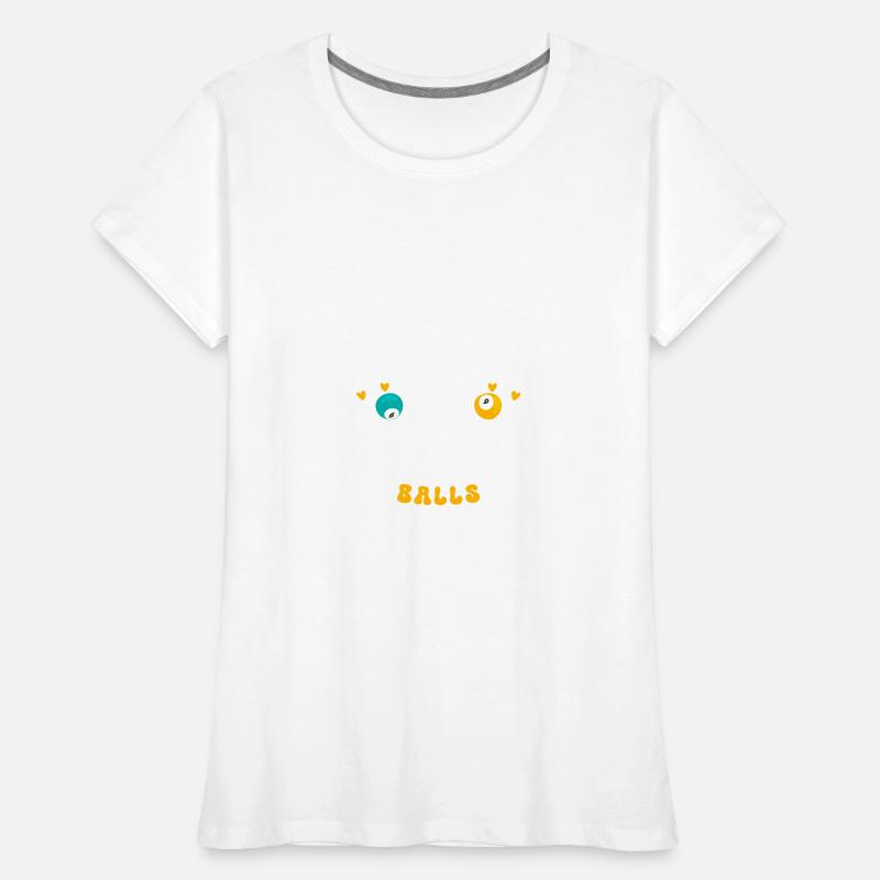 Billard Training Queue Kugel Frauen Premium Bio T-Shirt
