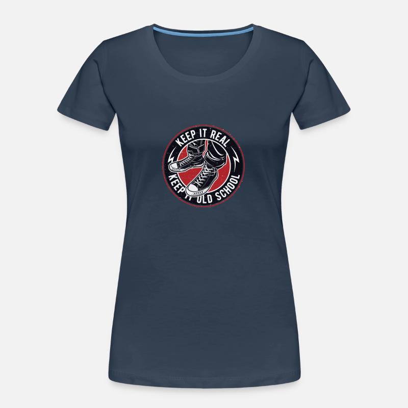 Keep It Real Keep It Old School Vintage Women's Premium Organic T-Shirt