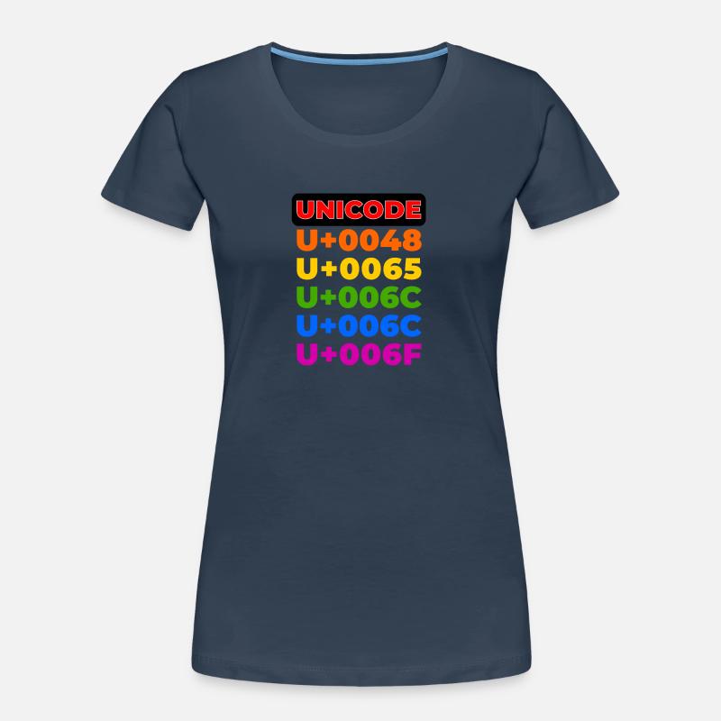 UNICODE T-shirt bio Premium Femme