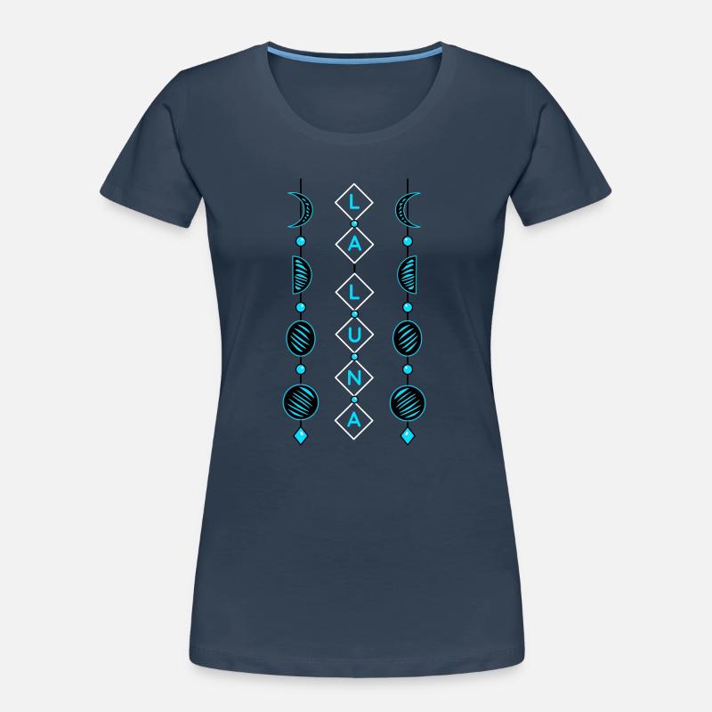 Mondphasen Frauen Premium Bio T-Shirt