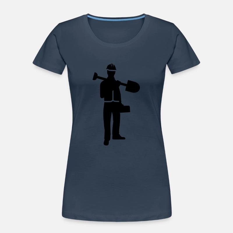Ouvrier du bâtiment T-shirt bio Premium Femme