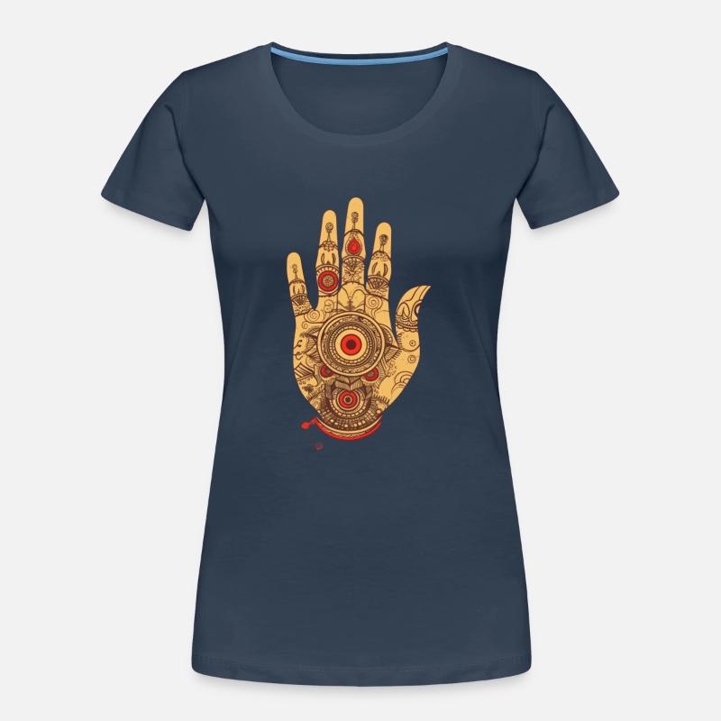 Main de Fatima 3 Petit T-shirt bio Premium Femme
