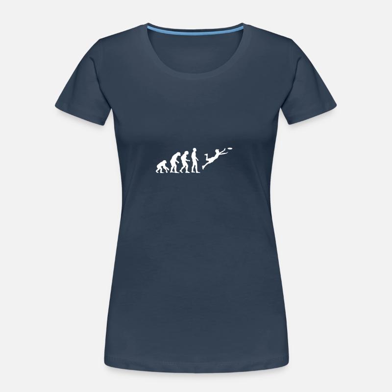 Evolution Frisbee Women's Premium Organic T-Shirt