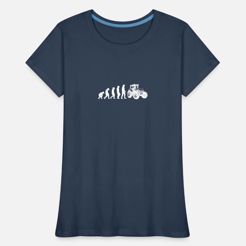 Tracteur Evolution T-shirt bio Premium Femme