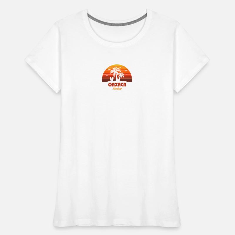 Cool Oaxaca Mexico Beach Sunset Souvenir Women's Premium Organic T-Shirt