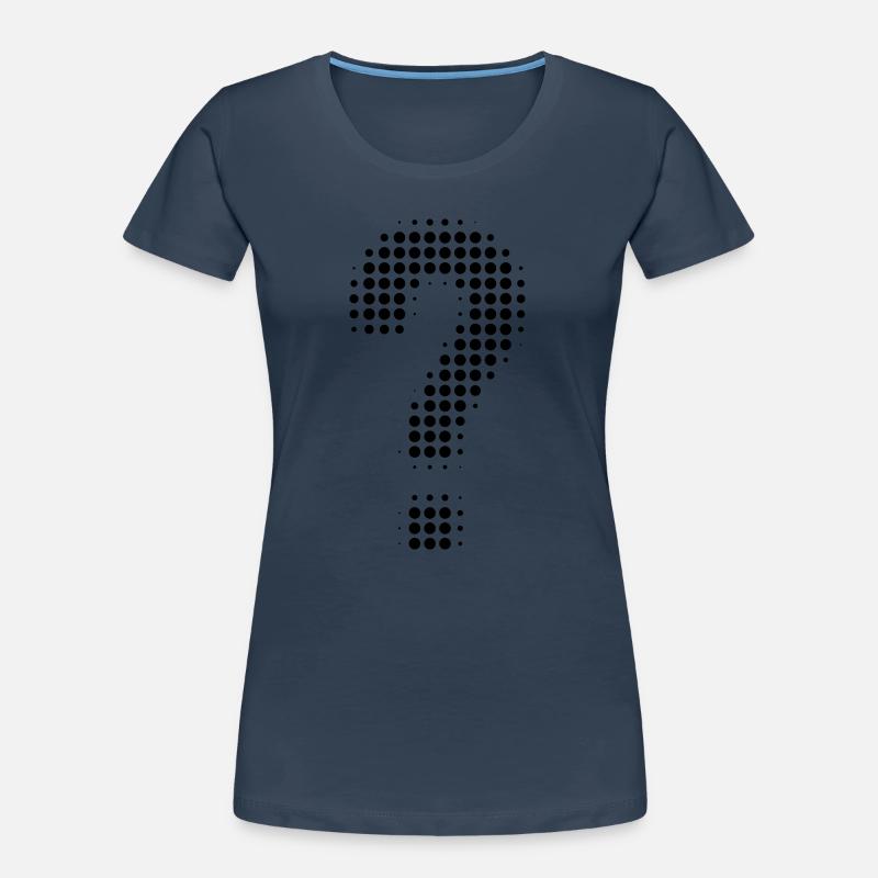 Optique pixel point d’interrogation T-shirt bio Premium Femme
