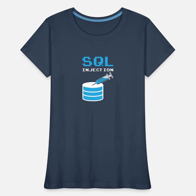 Injection SQL pour les administrateurs de base de données SQL T-shirt bio Premium Femme