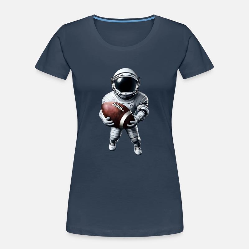 Touchdown in space Women's Premium Organic T-Shirt