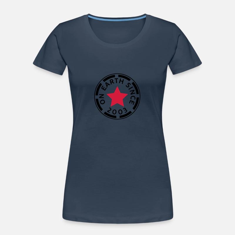 on earth since 2003 (fr) T-shirt bio Premium Femme