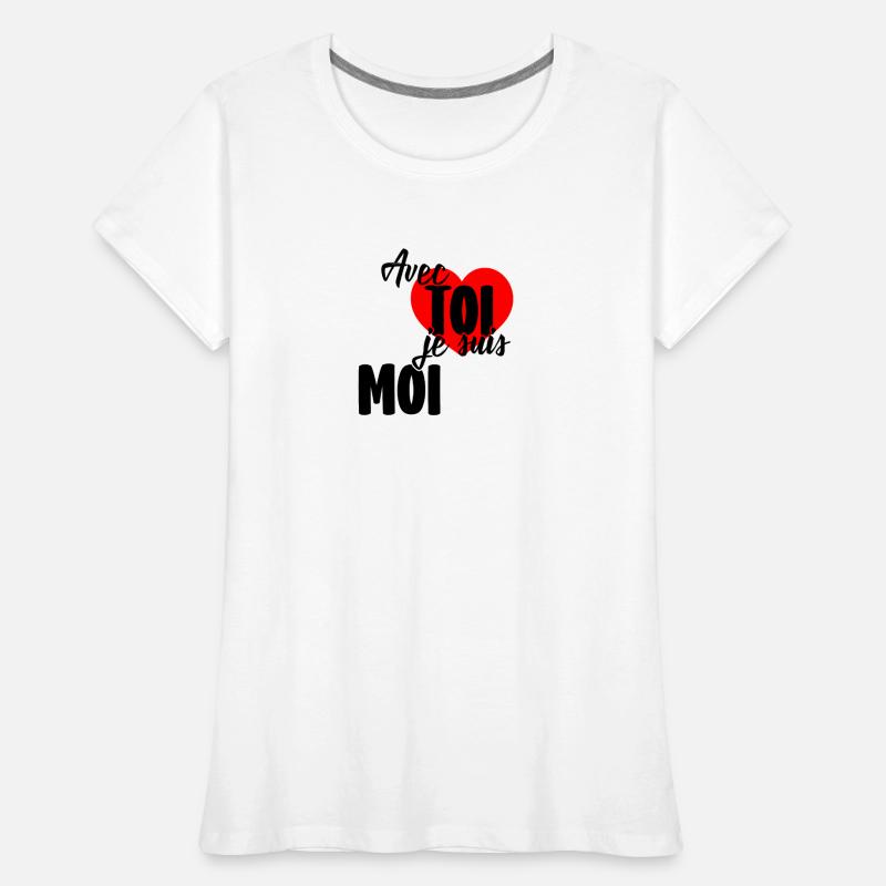 Mit dir bin ich ich Frauen Premium Bio T-Shirt