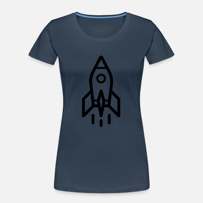 fusée T-shirt bio Premium Femme