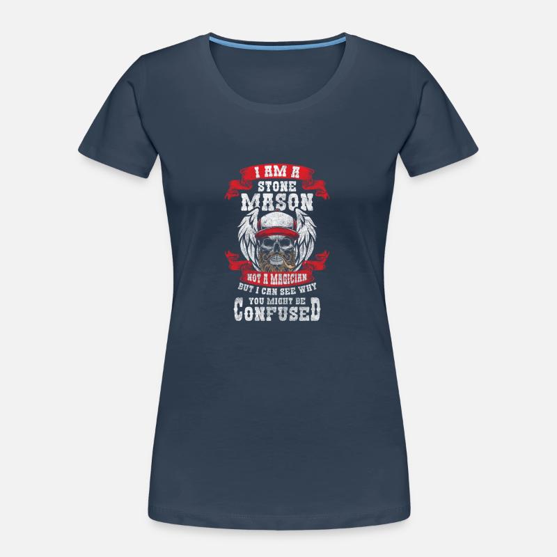 Stein Beruf Granit Handwerker Frauen Premium Bio T-Shirt
