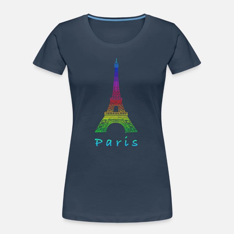 Paris Eiffel Tower Women's Premium Organic T-Shirt