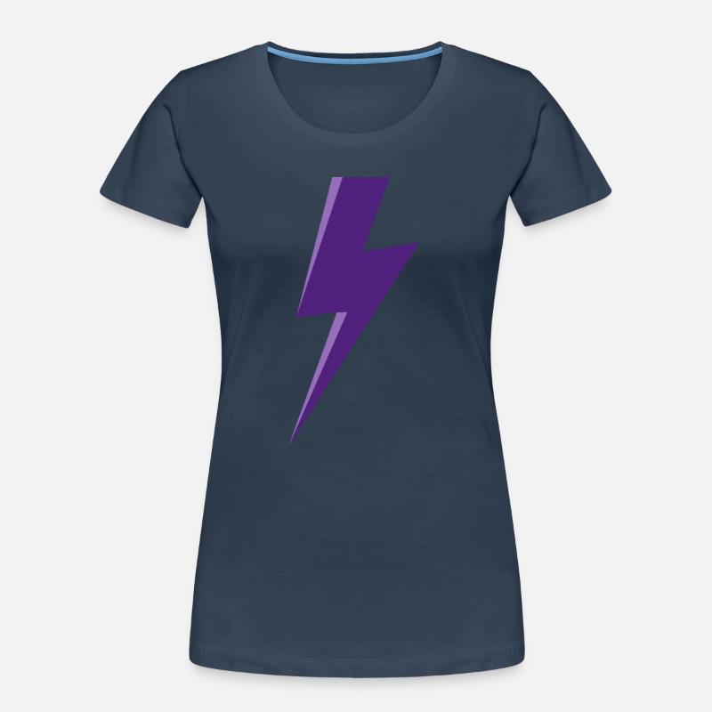 Eclair violet T-shirt bio Premium Femme