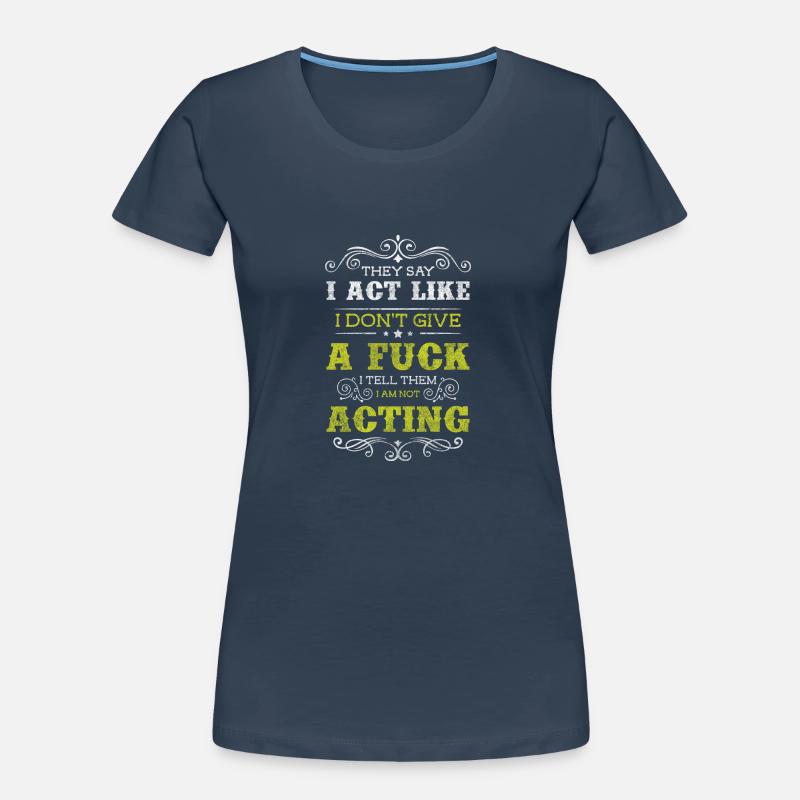 Devise antisociale des rebelles T-shirt bio Premium Femme